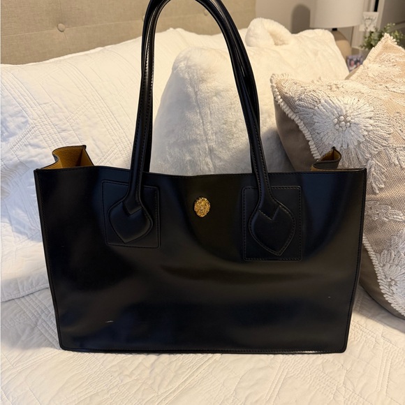 Anne Klein Vegan leather Tote 16x10 Includes bag charm - Picture 2 of 12